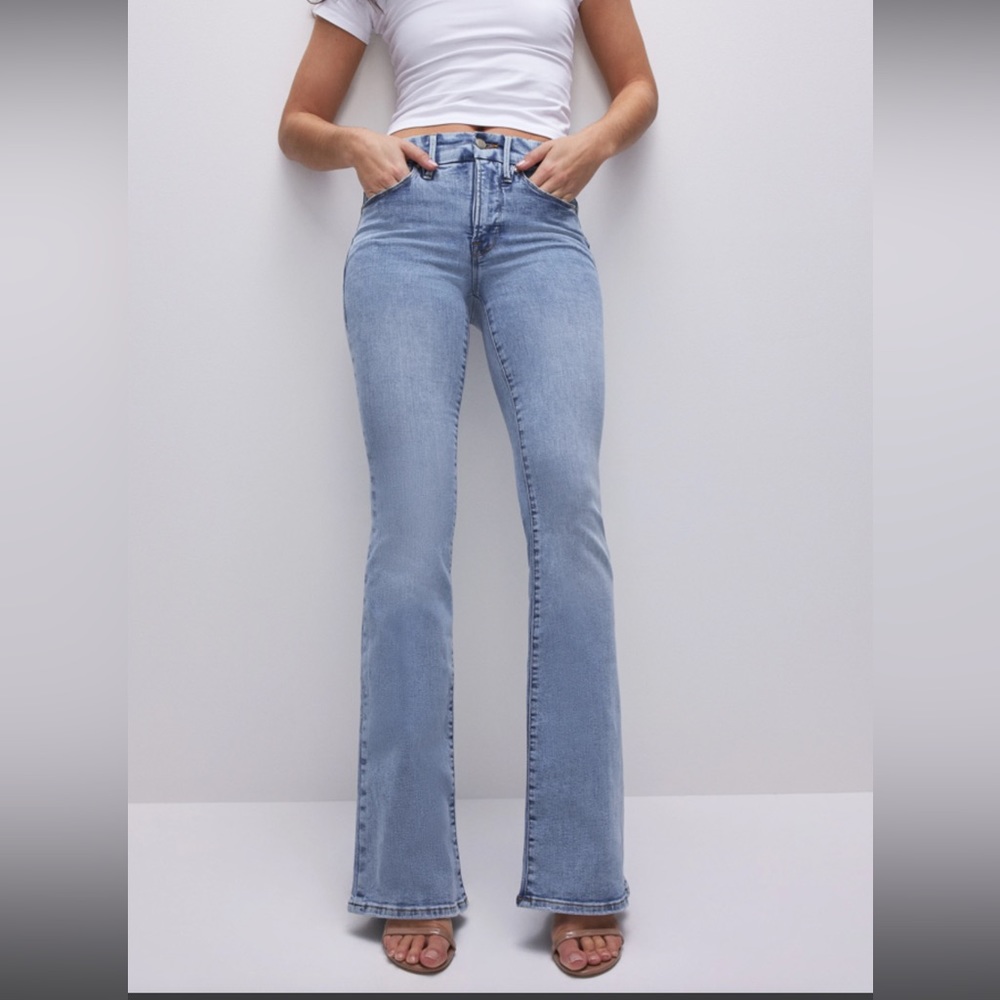 Good American flare jeans
